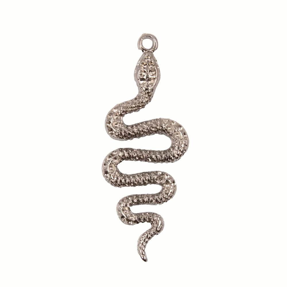 PINGENTE-SERPENTE-G-52X20MM-EM-ZAMAC-COM-12-PECAS---NIQUEL