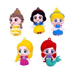 Pingentes Princesas 70Mm Emborrachado Com 10 Peças