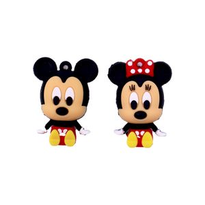Pingente Mickey E Minnie 50Mm Emborrachado Com 12 Peças