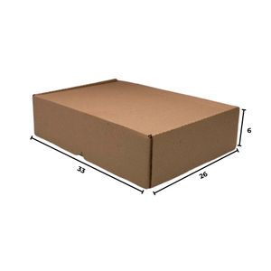 Caixa De Papelão Correios Montável Tamanho 33X26x06