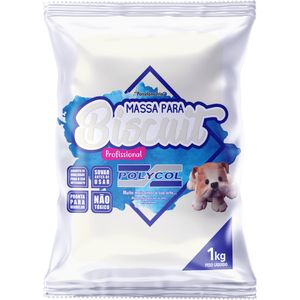 MASSA PARA BISCUIT POLYCOL COM 1KG