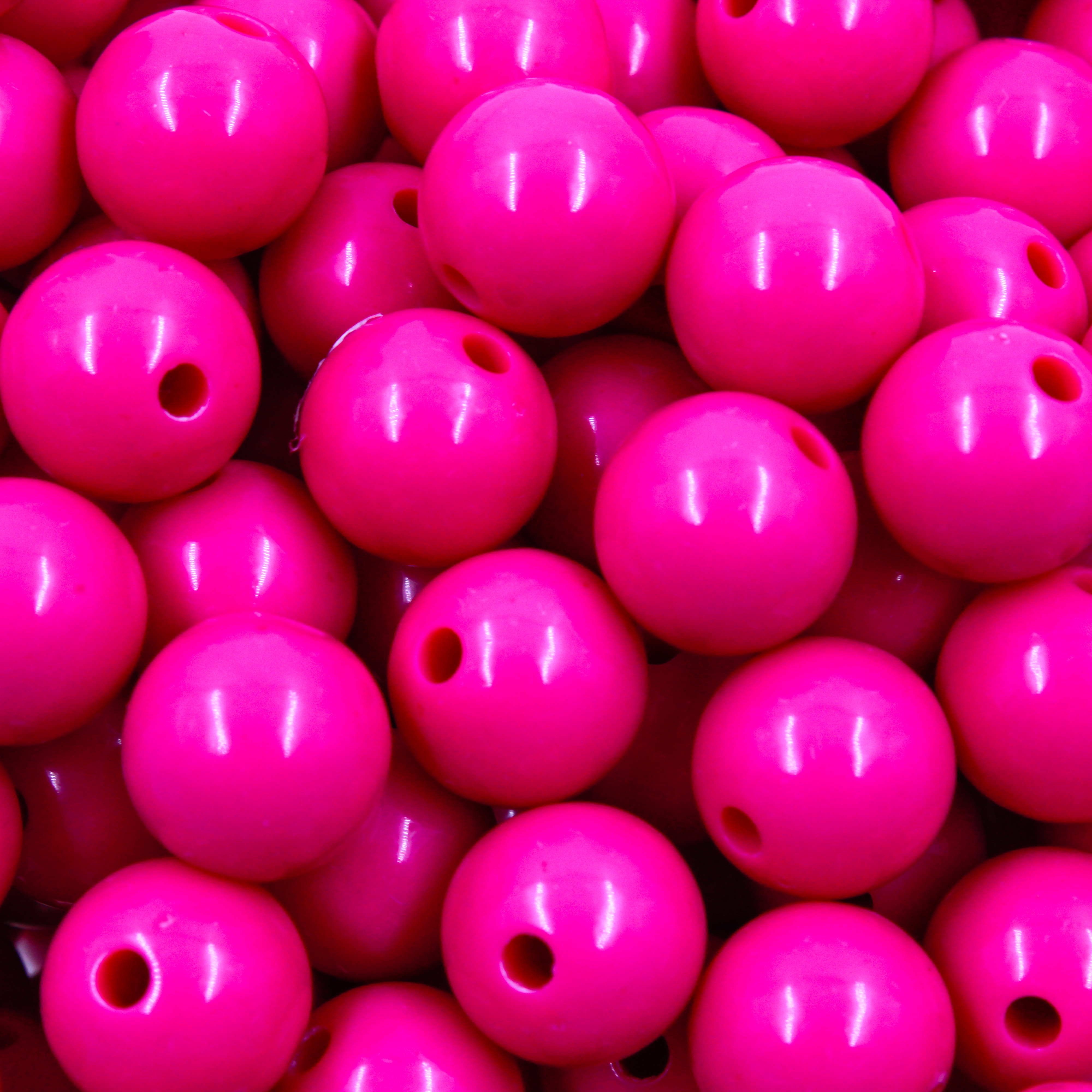 Bola Plastica Leitosa Passante 14Mm Com 50G