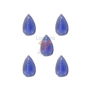 Pingente Gota 15X26mm Em Vidro Com 57 Peças Na Cartela