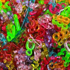PINGENTE NUMEROS INFANTIL EM PLASTICO COM 500GR