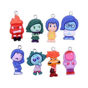 PINGENTE EMOÇÕES DIVERTIDAMENTE 25MM EM RESINA COM 50 PEÇAS