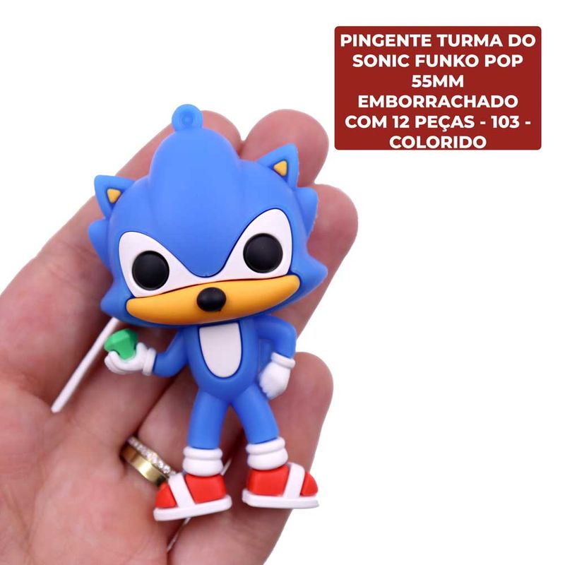 PINGENTE-TURMA-DO-SONIC-FUNKO-POP-55MM-EMBORRACHADO-COM-12-PECAS---103---COLORIDO