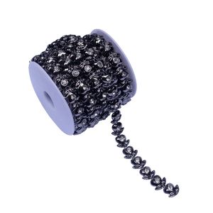ALJOFRE GRAFITE PEDRA STRASS EM ABS 2.5CM 9MT REF.2270