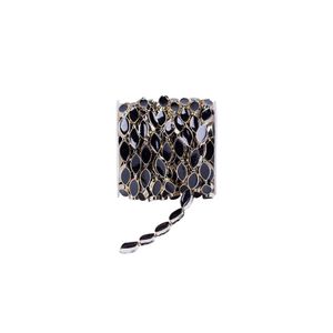 ALJOFRE PEDRA NAVETE PRETA EM ABS 10MM 9 MT