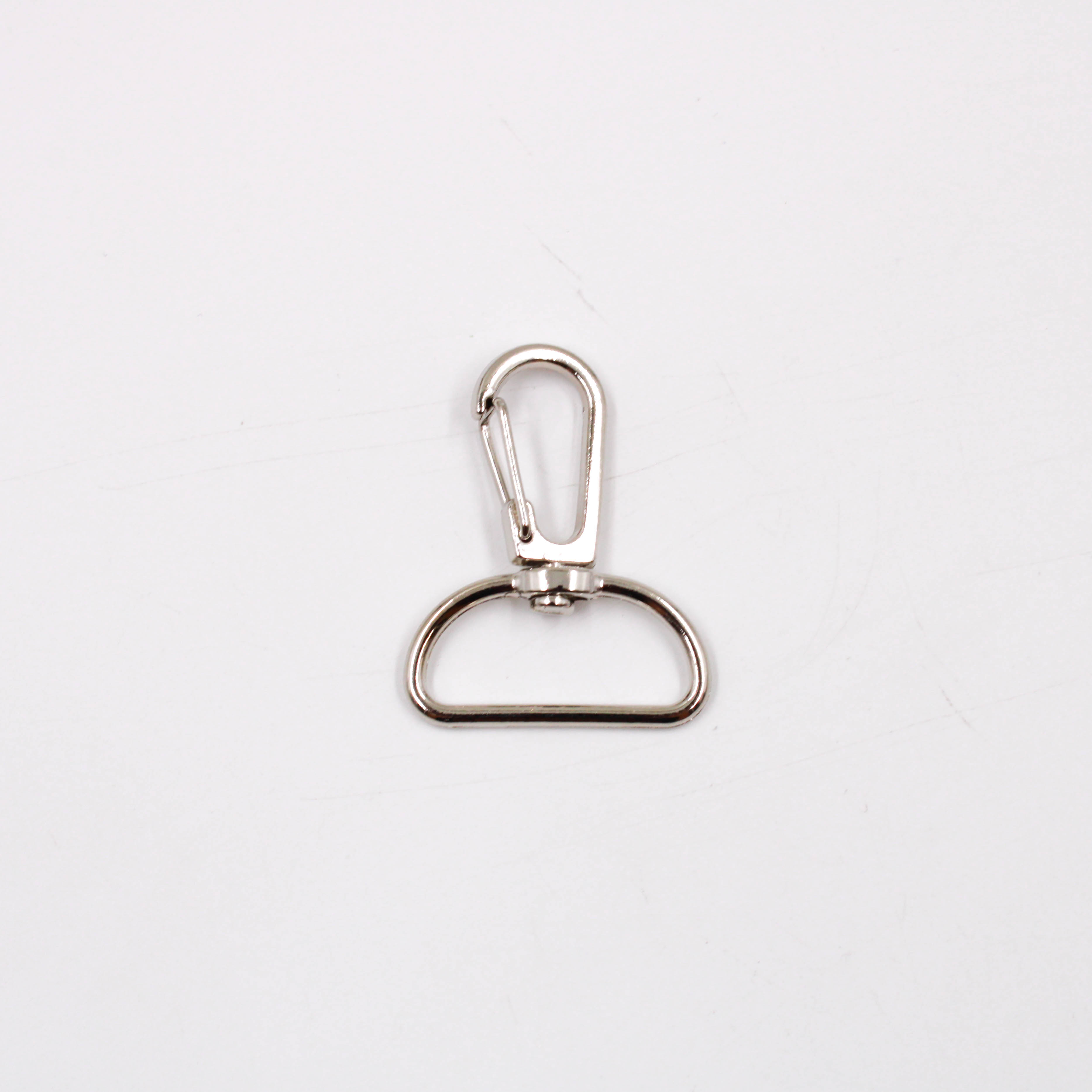 FECHO MOSQUETÃO BASE RETA 40X23MM EM ZAMAC COM 50 PEÇAS