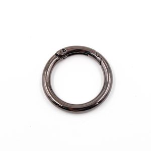 ARGOLA MOSQUETÃO ARTICULADA 25MM EM ZAMAC COM 25 PEÇAS