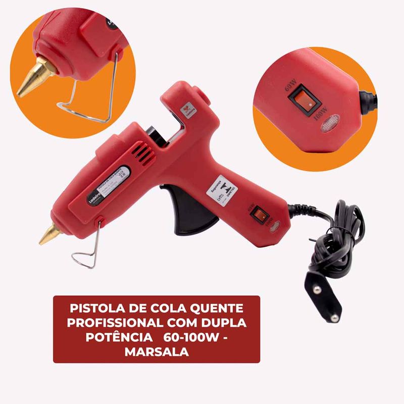 PISTOLA-DE-COLA-QUENTE-PROFISSIONAL-COM-DUPLA-POTENCIA-60-100W---MARSALA