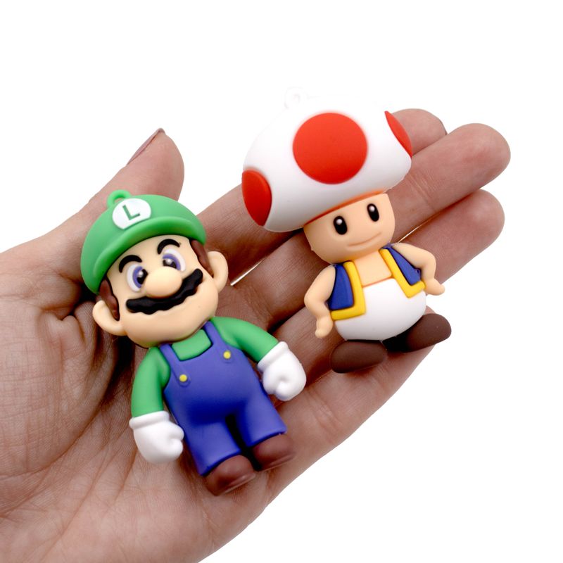 PINGENTE-SUPER-MARIO-70MM-EMBORRACHADO-COM-12-PECAS---103---COLORIDO