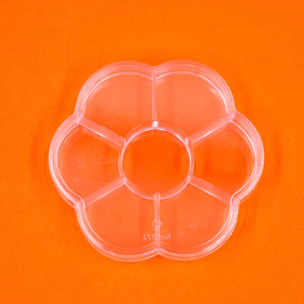 Caixa Flor Organizadora 10Cm Em Plastico Unidade