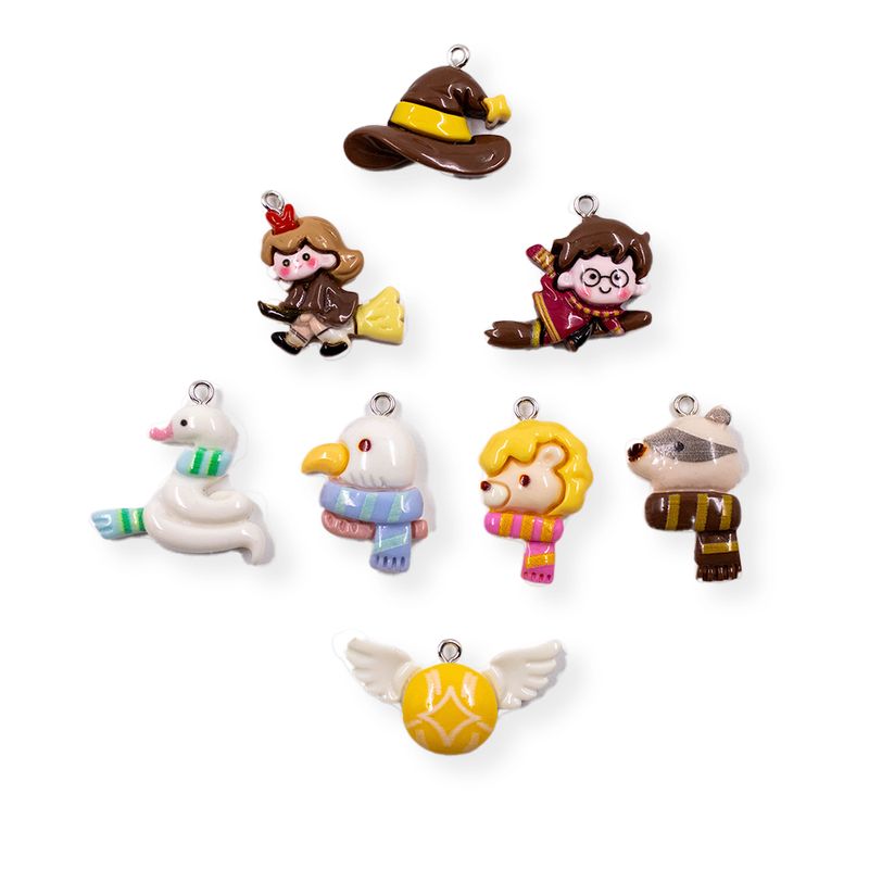 PINGENTE-HARRY-POTTER-28X20MM-EM-RESINA-COM-50-PECAS---103---COLORIDO