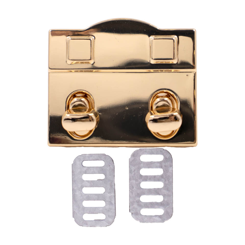 FECHO-TORNIQUETE-DUPLO-PARA-BOLSA-52X46MM-EM-FERRO-COM-12-PECAS---DOURADO