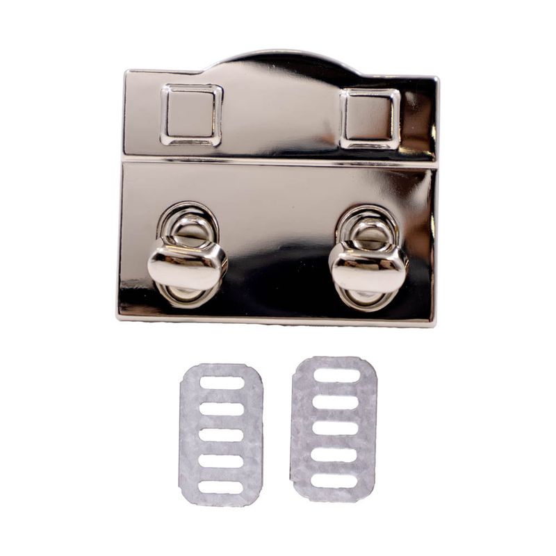 FECHO-TORNIQUETE-DUPLO-PARA-BOLSA-52X46MM-EM-FERRO-COM-12-PECAS---NIQUEL