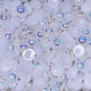Meia Perola Para Colagem Irisada 12Mm Em Abs 500Gr