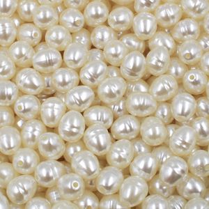 Perola De Agua Doce Passante 10X12mm Em Abs Com 500Gr