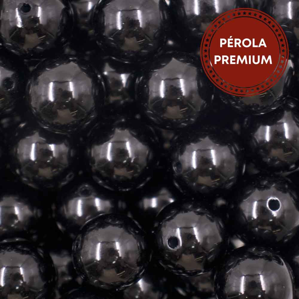 Perola Premium Com Furo 20Mm Em Abs Com 500G