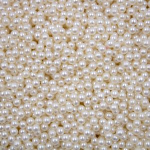 Perola Sem Furo 2.5Mm Em Abs Com 10.000 Peças