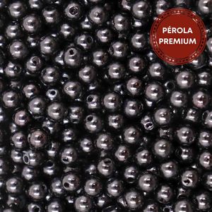 Perola Premium Com Furo 06Mm Em Abs Com 500G