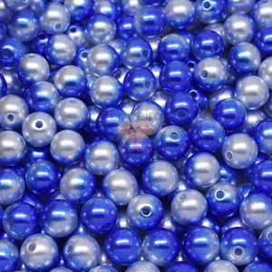 Perola Inteira Com Furo Mesclada Em Abs 10Mm 250G