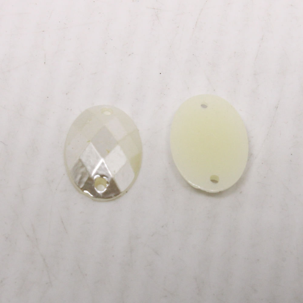 Meia Perola Para Costura Em Abs 10X14