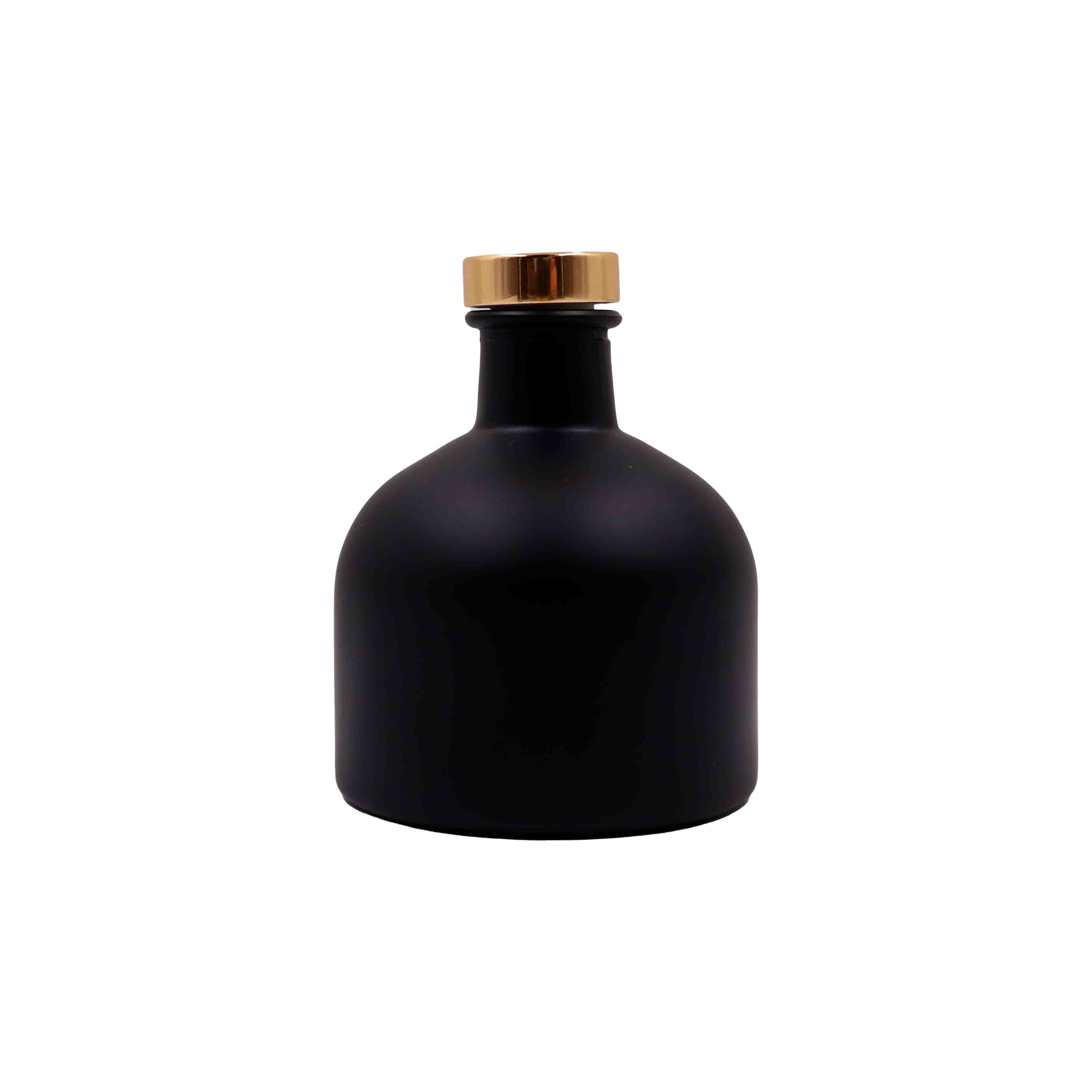 Frasco De Vidro Cilindrico Com Tampa Gargalo Fosco Para Aromatizador 150Ml
