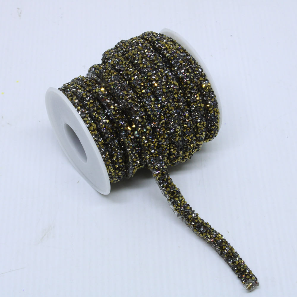 Cordão De Strass 6Mm Com 4 Metros