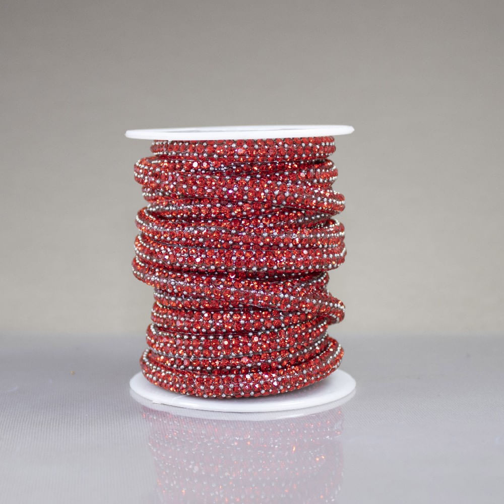 Cordao De Chaton E Strass 06Mm Com 4 Metros