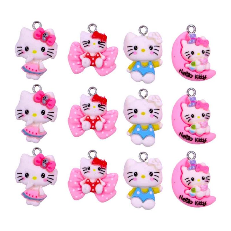 PINGENTE-GATINHA-DE-LACO-20MM-EM-RESINA-COM-100-PECAS---503---COLORIDO-CLARO