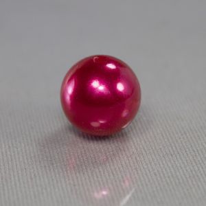 Perola Inteira Com Furo 18Mm Em Abs Com 500Gr