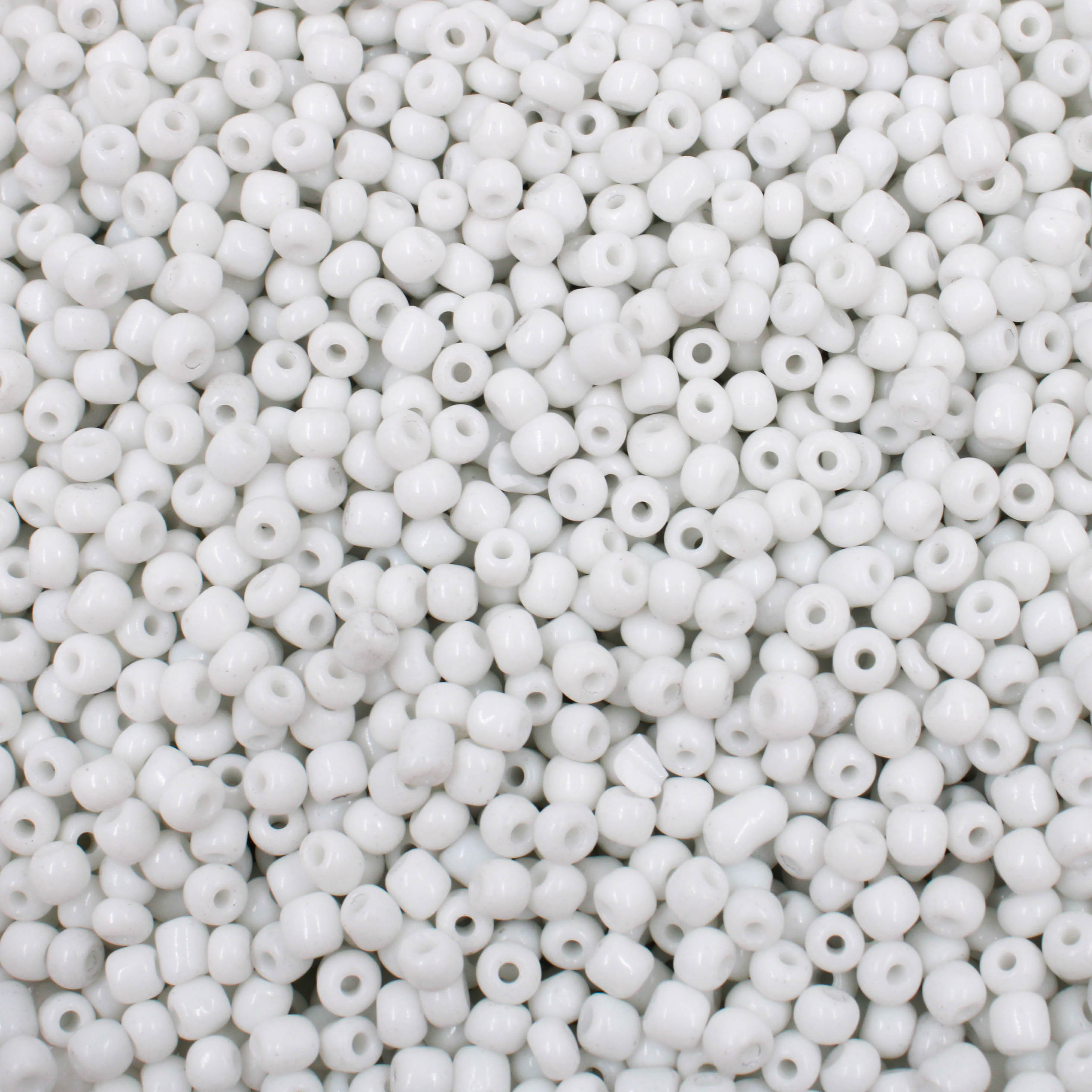MIÇANGÃO INDIANO LEITOSO 3.6MM (6/0) EM VIDRO COM 500G