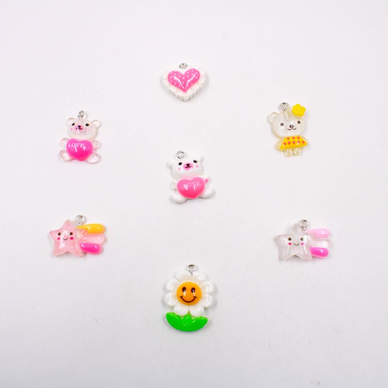 PINGENTE-DIVERSOS-23MM-EM-RESINA-COM-100-PECAS---103---COLORIDO-103