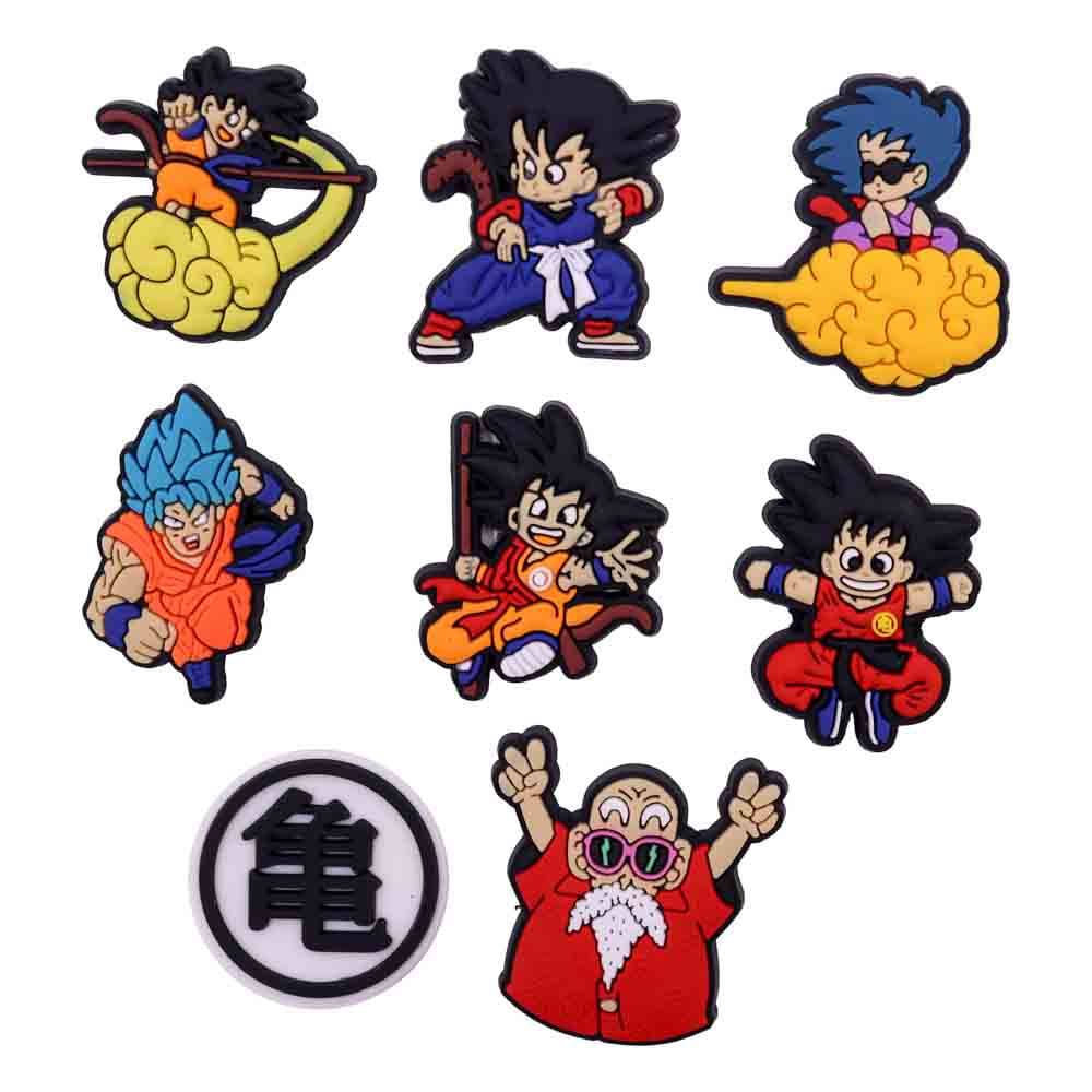 Aplique Dragon Ball Z 30Mm Emborrachado Com 50 Peças