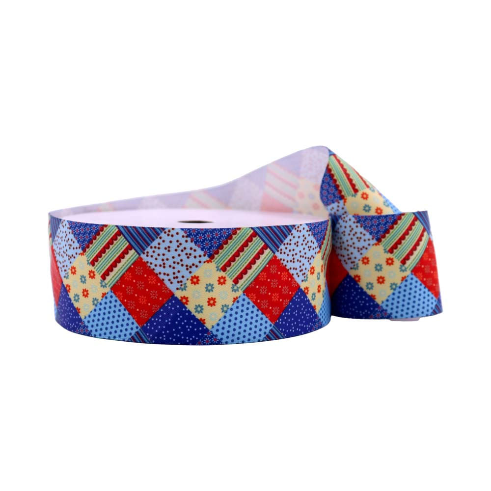 Fita De Cetim Patchwork 38Mm Com 09 Metros