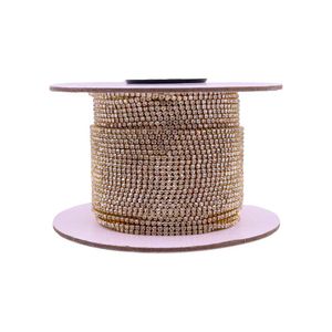 CORRENTE DE STRASS JUNTA SS6.5 EM VIDRO COM 50 METROS