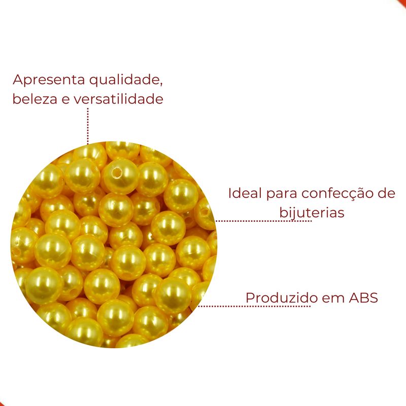 PEROLA-INTEIRA-COM-FURO-10MM-EM-ABS-COM-500GR-203---AMARELO-Z3