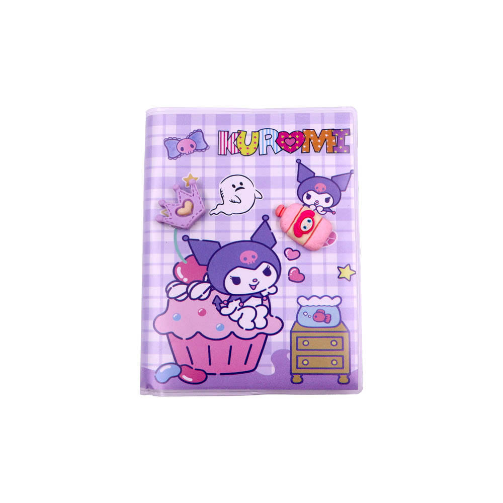 Mini Agenda Brochura Capa Mole Kuromi 11.5Mm Unidade