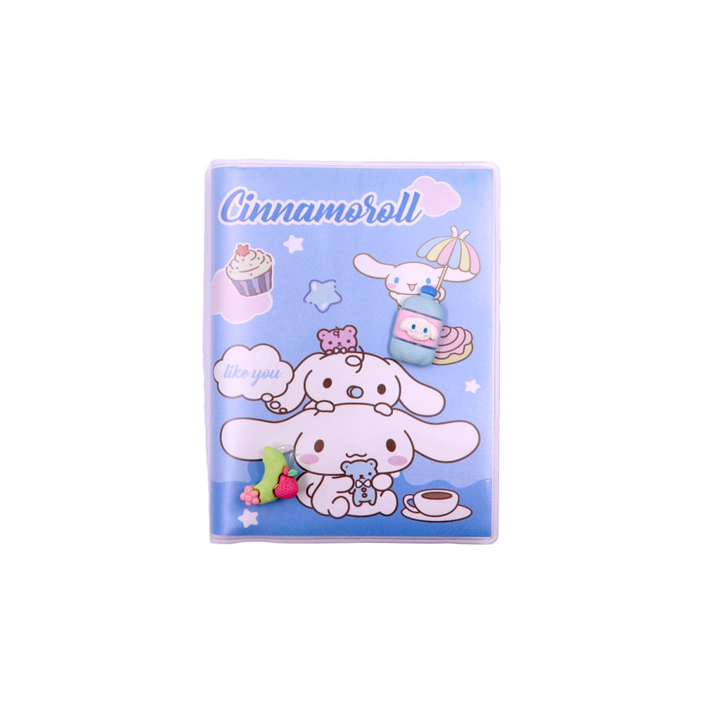 Mini Agenda Brochura Capa Mole Cinnamoroll 11.5Mm Unidade