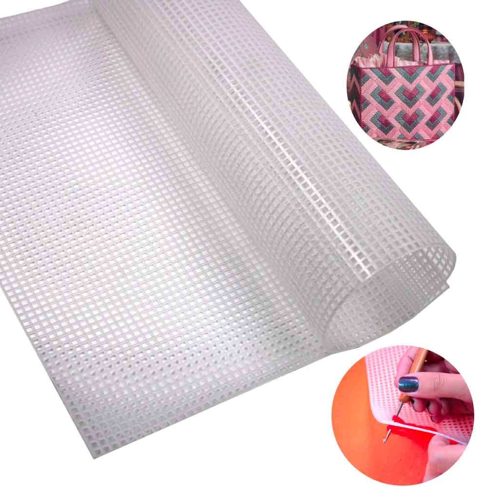 Tela Plastica Para Bolsa Retangular 45X60cm Unidade