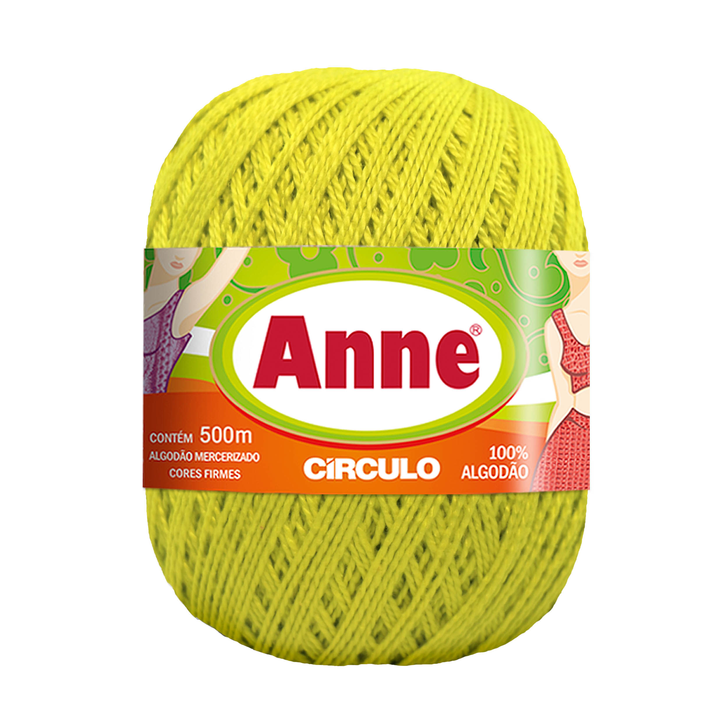 Linha Circulo Anne 500M Em Algodão Com 147G