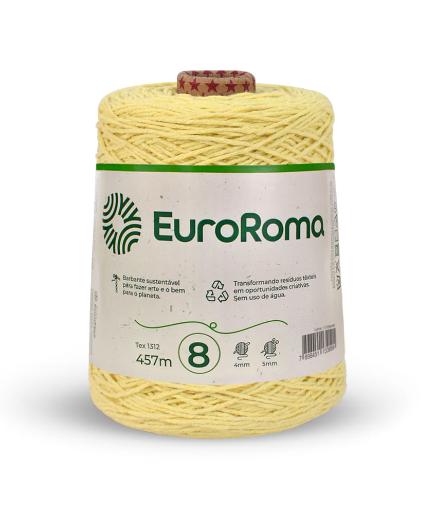 Barbante Euroroma Colorido N8 4/8 457M Com 600G