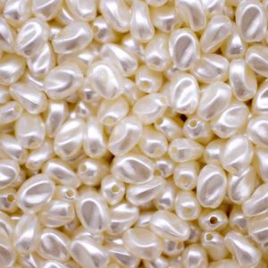 Passante Irregular Perolado 07X10mm Em Abs Com 500G