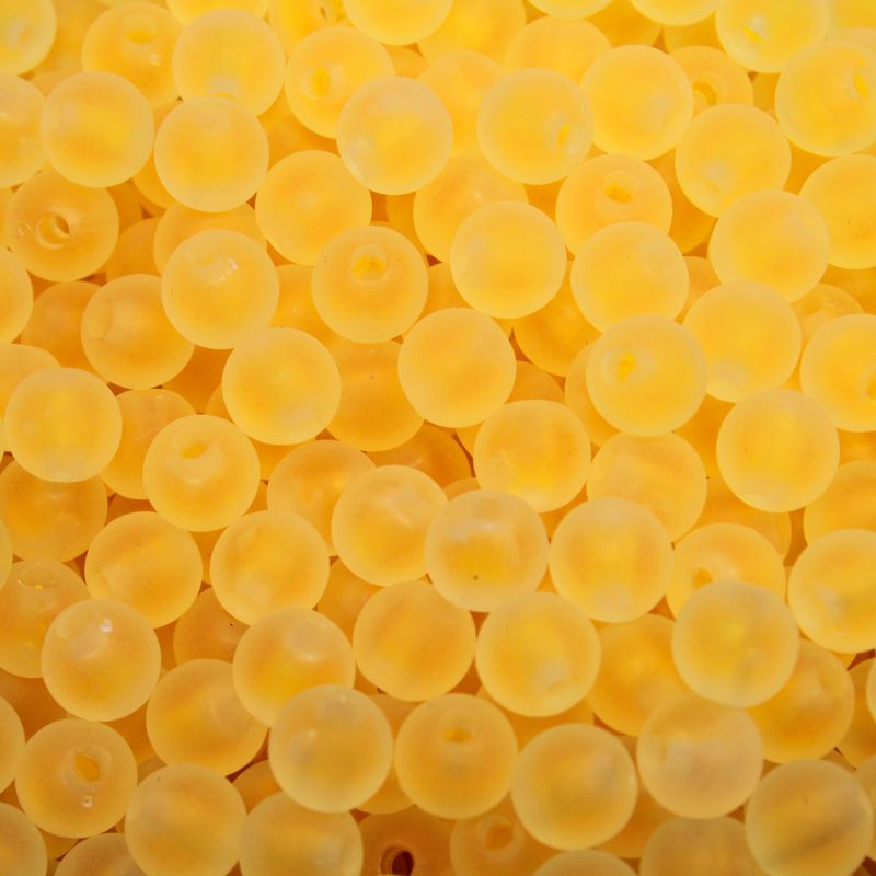 BOLA-FOSCA-COM-MIOLO-ESCURO-PASSANTE-08MM-EM-ACRILICO-COM-50G-AMARELO-CANARIO