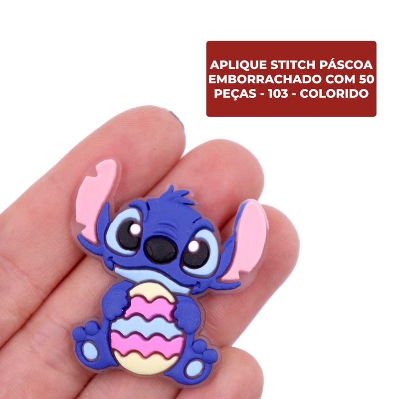 APLIQUE-STITCH-PASCOA-EMBORRACHADO-COM-50-PECAS---103---COLORIDO