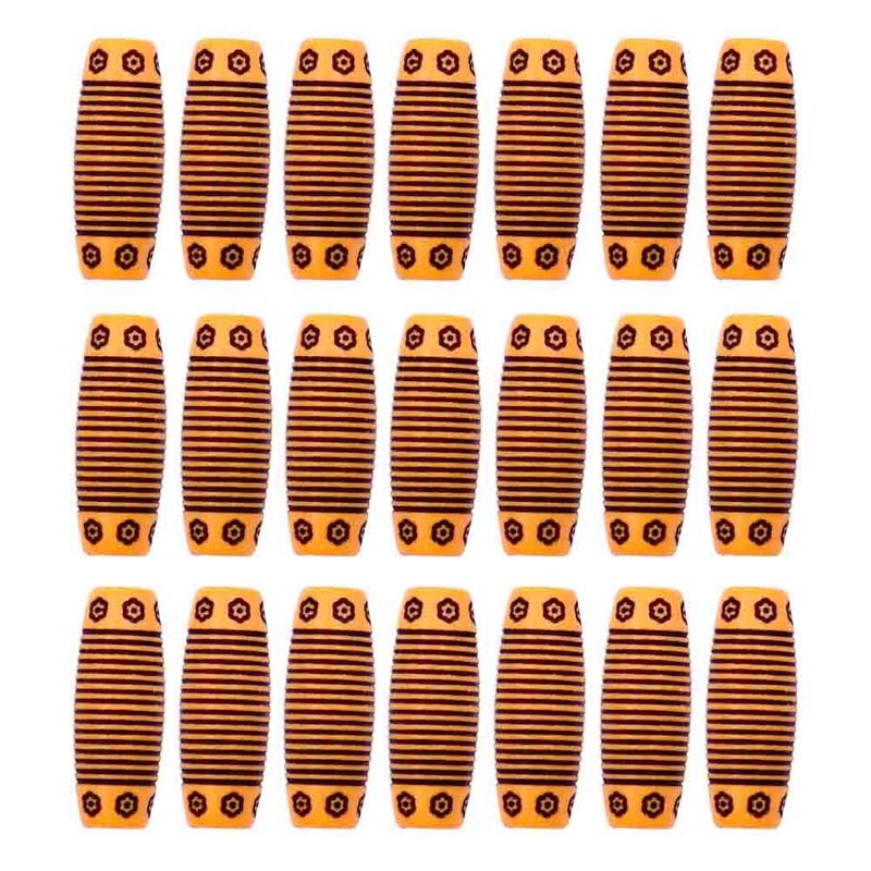 TUBO-PASSANTE-ESTILO-MADEIRA-TRABALHADA-12X30MM-EM-PLASTICO-COM-500G---249---MARROM-CLARO