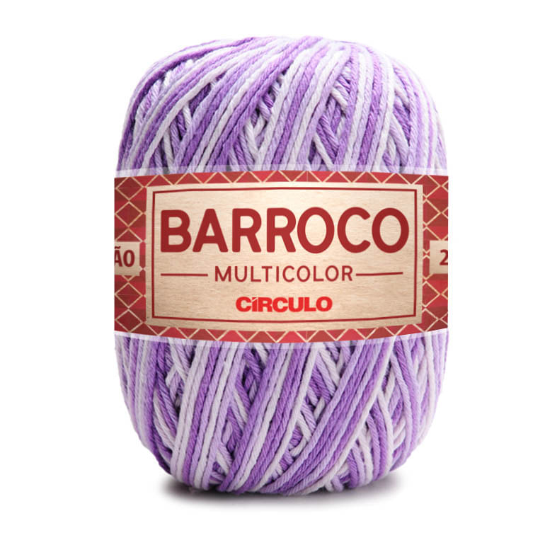 Barbante Barroco Multicolor P/Crochê