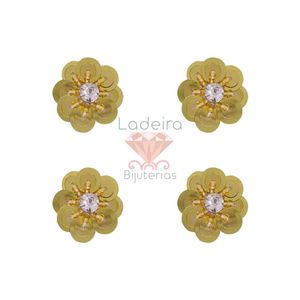 FLOR PAETE COM STRASS