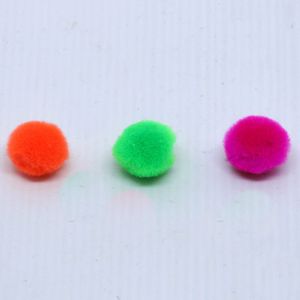 Pompom Bolinha Neon 20Mm Com 500 Peças
